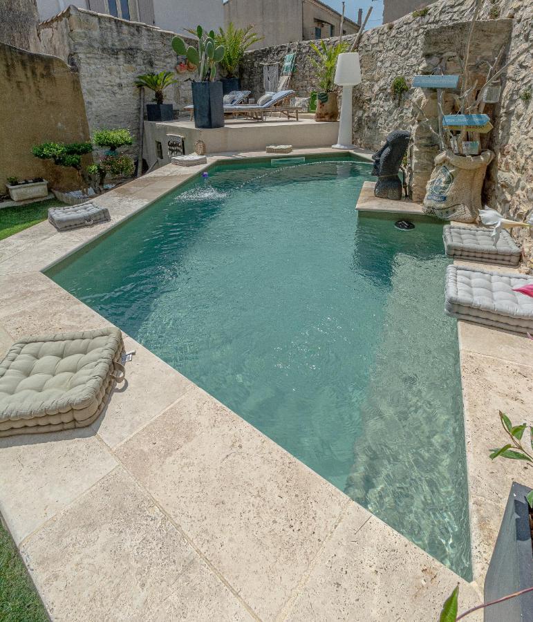 Le Baratier - Demeure De Charme Sauna & Piscine Calvisson Dış mekan fotoğraf